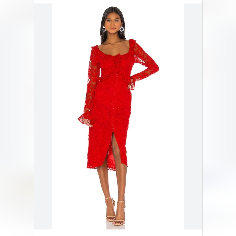 Absolutely stunning, Red Midi dress LPA